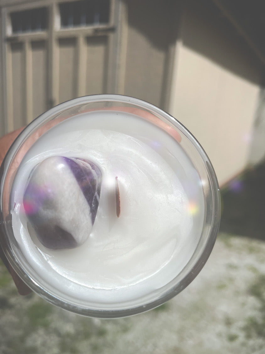 Sweet Dreams Amethyst Candle