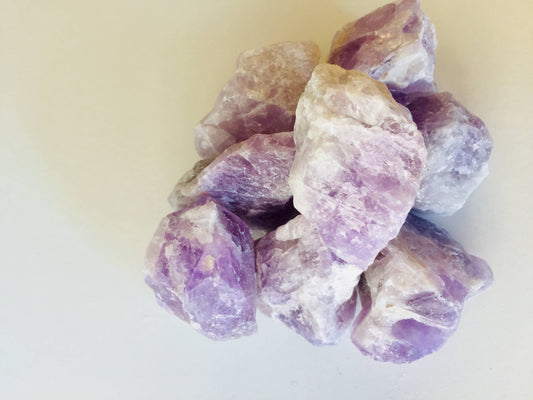 Healing Crystals - Rose Quartz, Amethyst, Amazonite