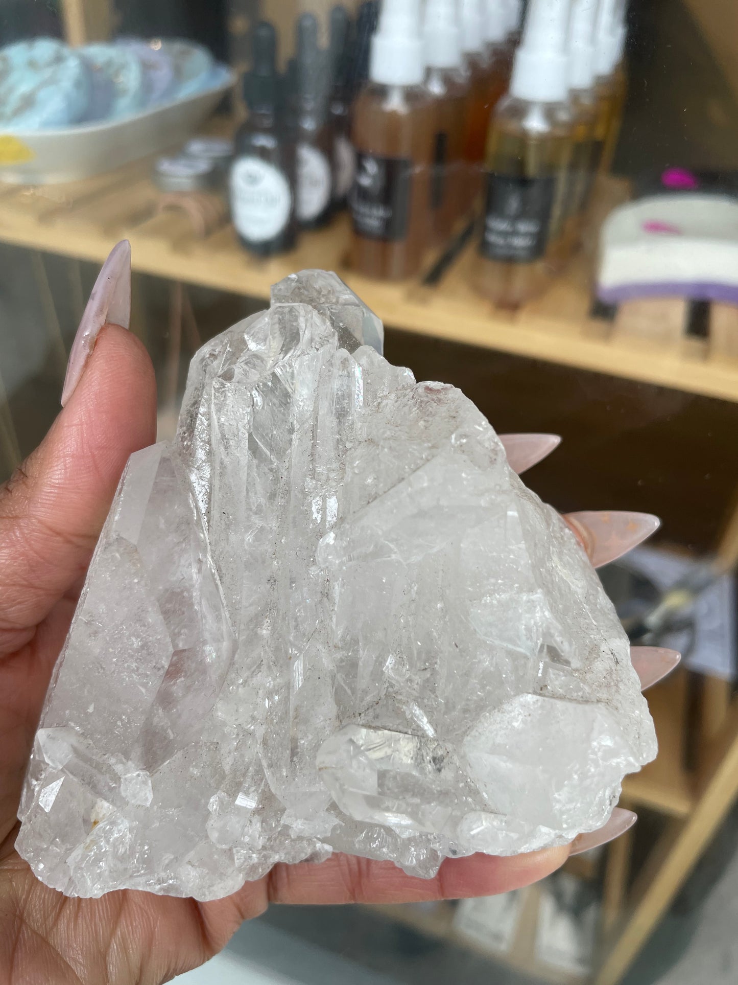 Clear Quartz High Vibration Cluster