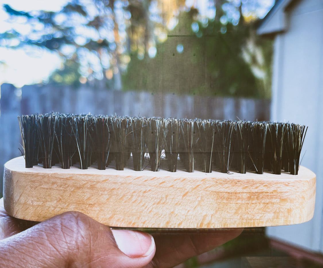 Beard Brush & Beard Comb - All-Natural Wood