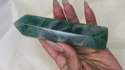 Large Fluorite Tower Crystal