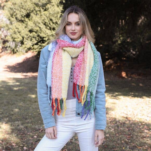 Unicorn Spirit Rainbow Scarf