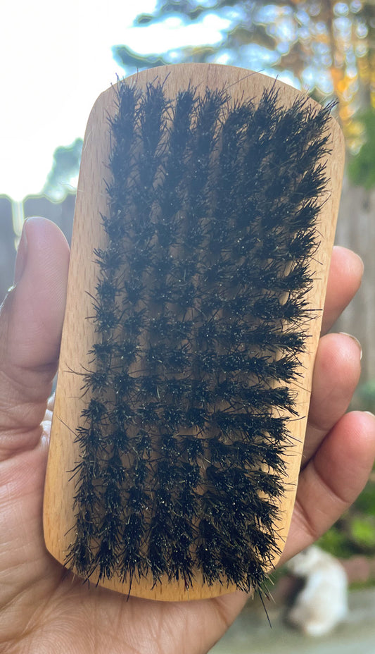 Beard Brush & Beard Comb - All-Natural Wood