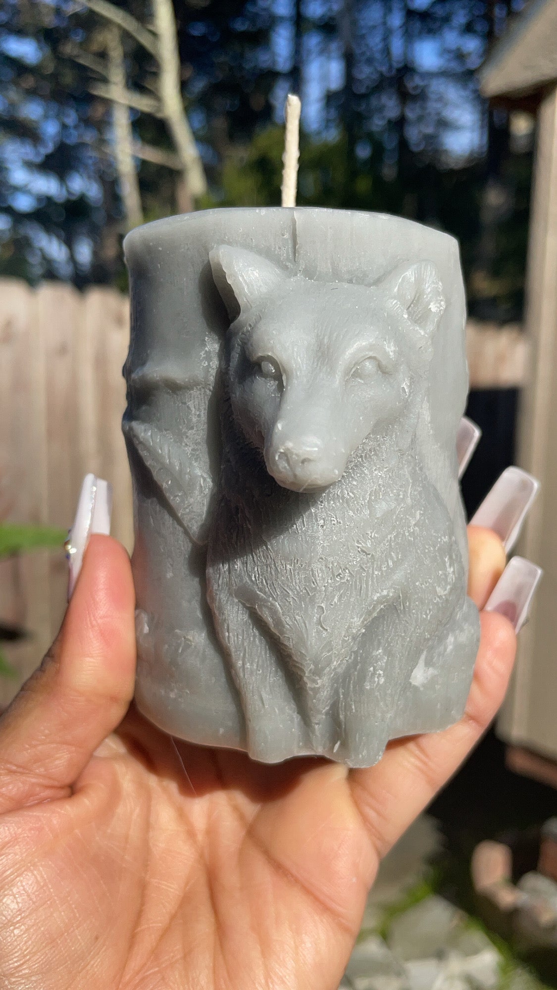 Full Wolf Moon Candle