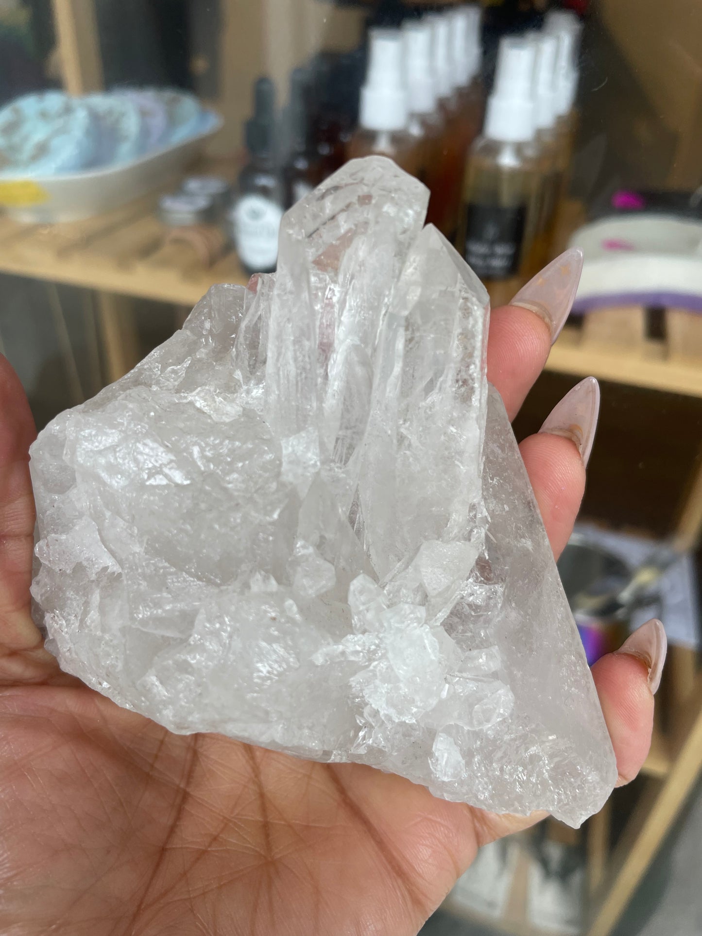 Clear Quartz High Vibration Cluster